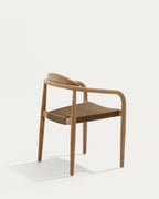 Japandi Stuhl Nina – Seil, Beige – weitere Ansicht