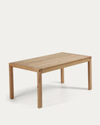 Japandi Ausziehtisch Briva – Eichenfurnier, Natur, 180–230 × 90 cm – Produktansicht