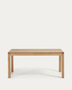 Japandi Ausziehtisch Briva – Eichenfurnier, Natur, 180–230 × 90 cm – weitere Ansicht