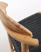 Japandi Hocker Nina – Akazie, Natur, 62 cm – weitere Ansicht
