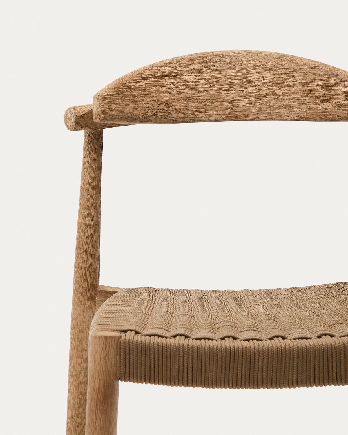Japandi Hocker Nina – Akazie, Beige, 76 cm – weitere Ansicht