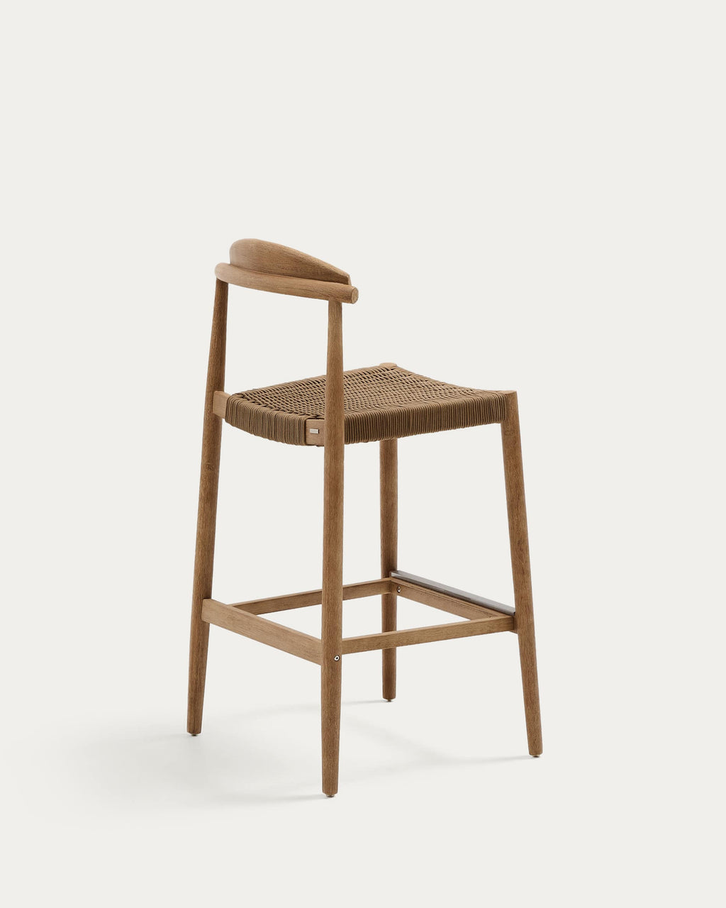 Japandi Hocker Nina – Akazie, Beige, 76 cm – weitere Ansicht