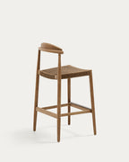 Japandi Hocker Nina – Akazie, Beige, 76 cm – weitere Ansicht