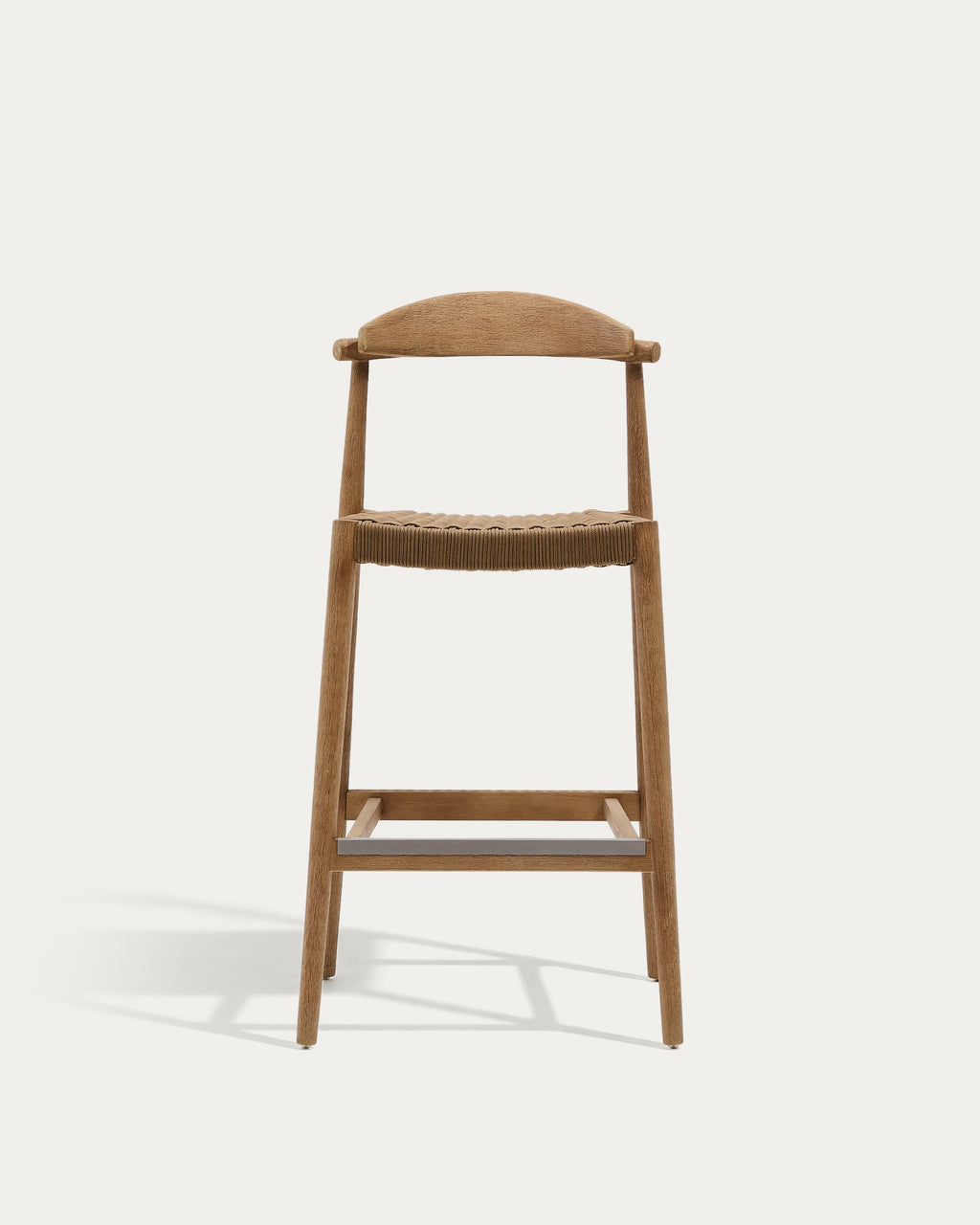 Japandi Hocker Nina – Akazie, Beige, 76 cm – weitere Ansicht