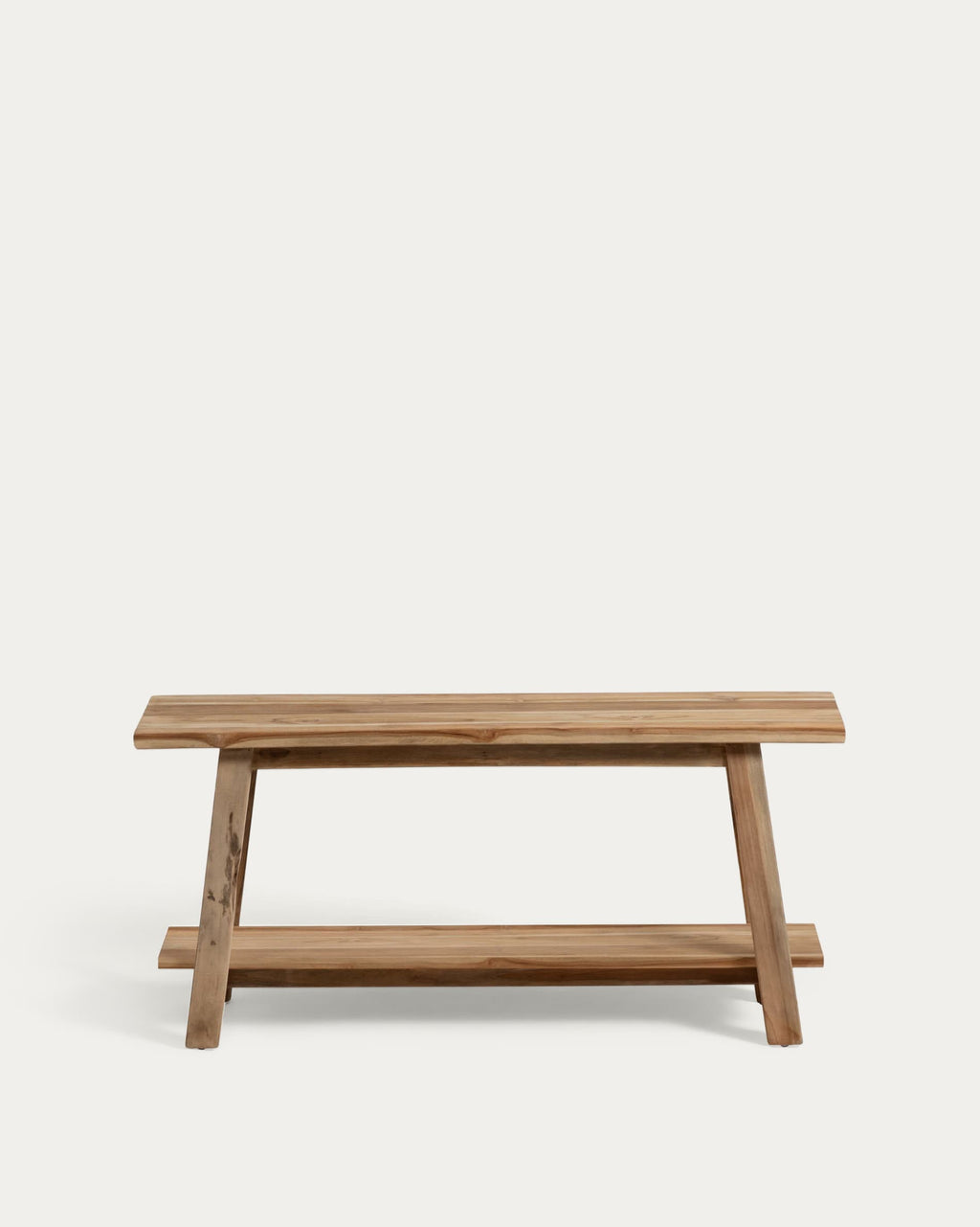 Japandi Bank Safara – Teakholz, Braun, 100 cm – weitere Ansicht
