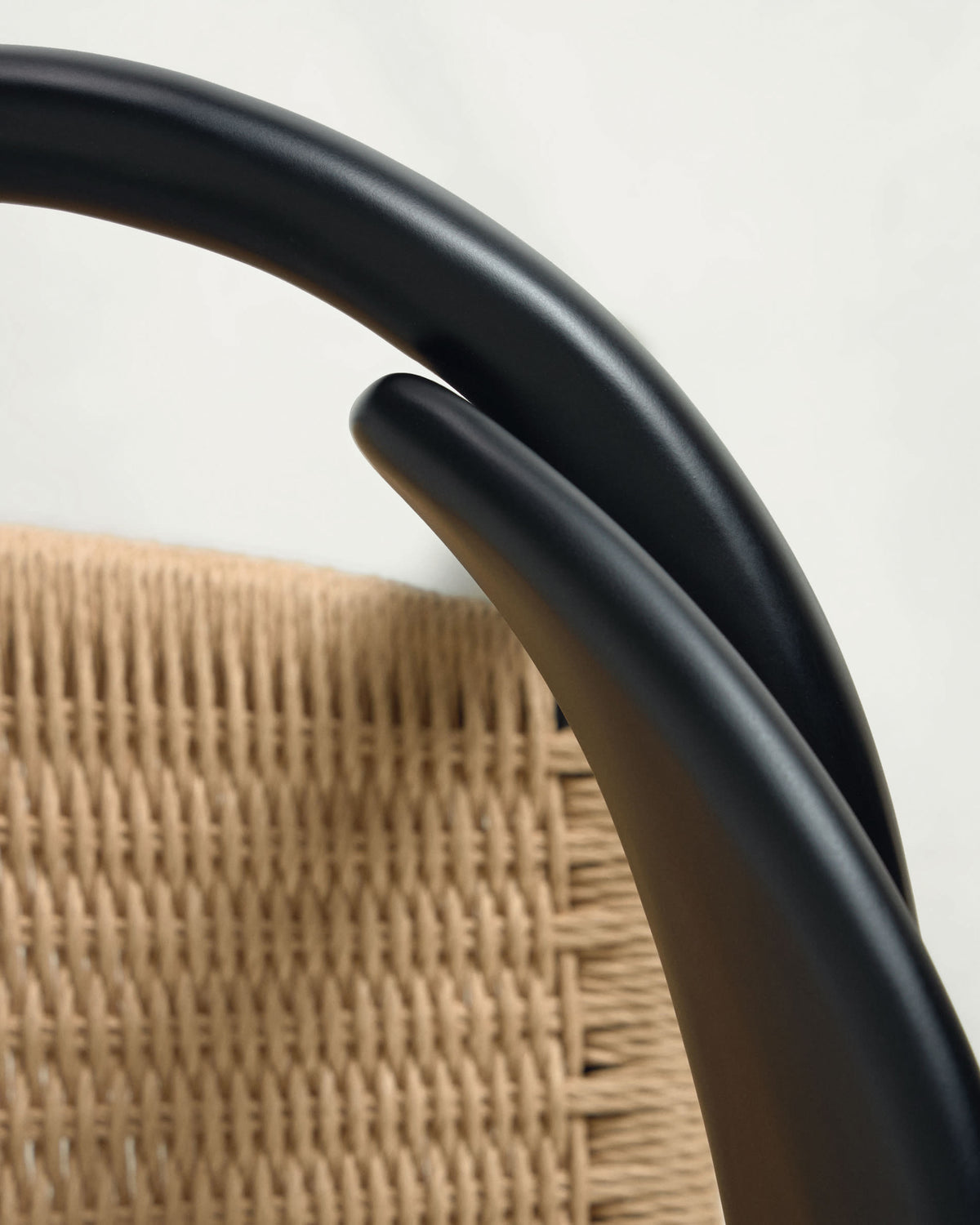 Japandi Stuhl Nina – Papierseil, Beige – weitere Ansicht