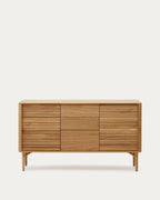 Japandi Sideboard Lenon – Eiche, Natur, 155 × 86 cm – Produktansicht