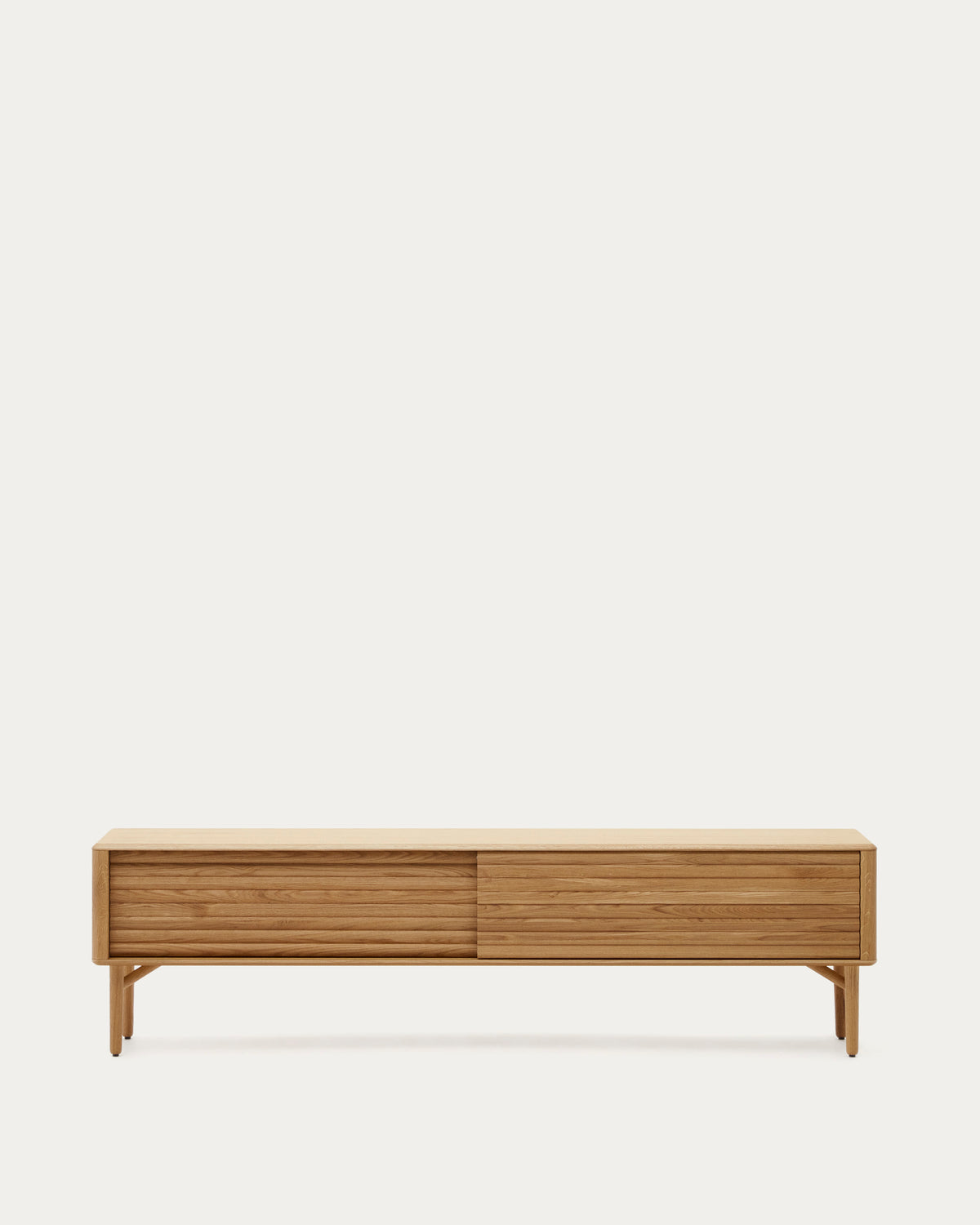 Japandi TV-Möbel Lenon – Holzwerkstoff, Natur, 200 × 57 cm – Produktansicht