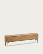 Japandi TV-Möbel Lenon – Holzwerkstoff, Natur, 200 × 57 cm – weitere Ansicht