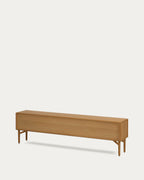 Japandi TV-Möbel Lenon – Holzwerkstoff, Natur, 200 × 57 cm – weitere Ansicht
