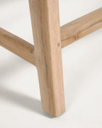 Japandi Bank Beida – Teakholz, Braun, 120 cm – weitere Ansicht