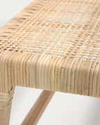 Japandi Bank Beida – Teakholz, Braun, 120 cm – weitere Ansicht