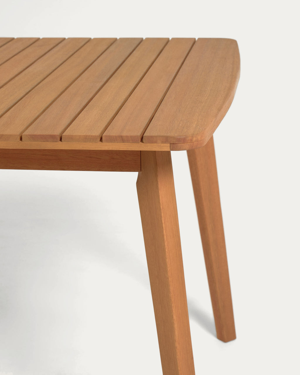 Japandi Ausziehtisch Hanzel – Massivholz, Natur, 183–240 × 100 cm – weitere Ansicht