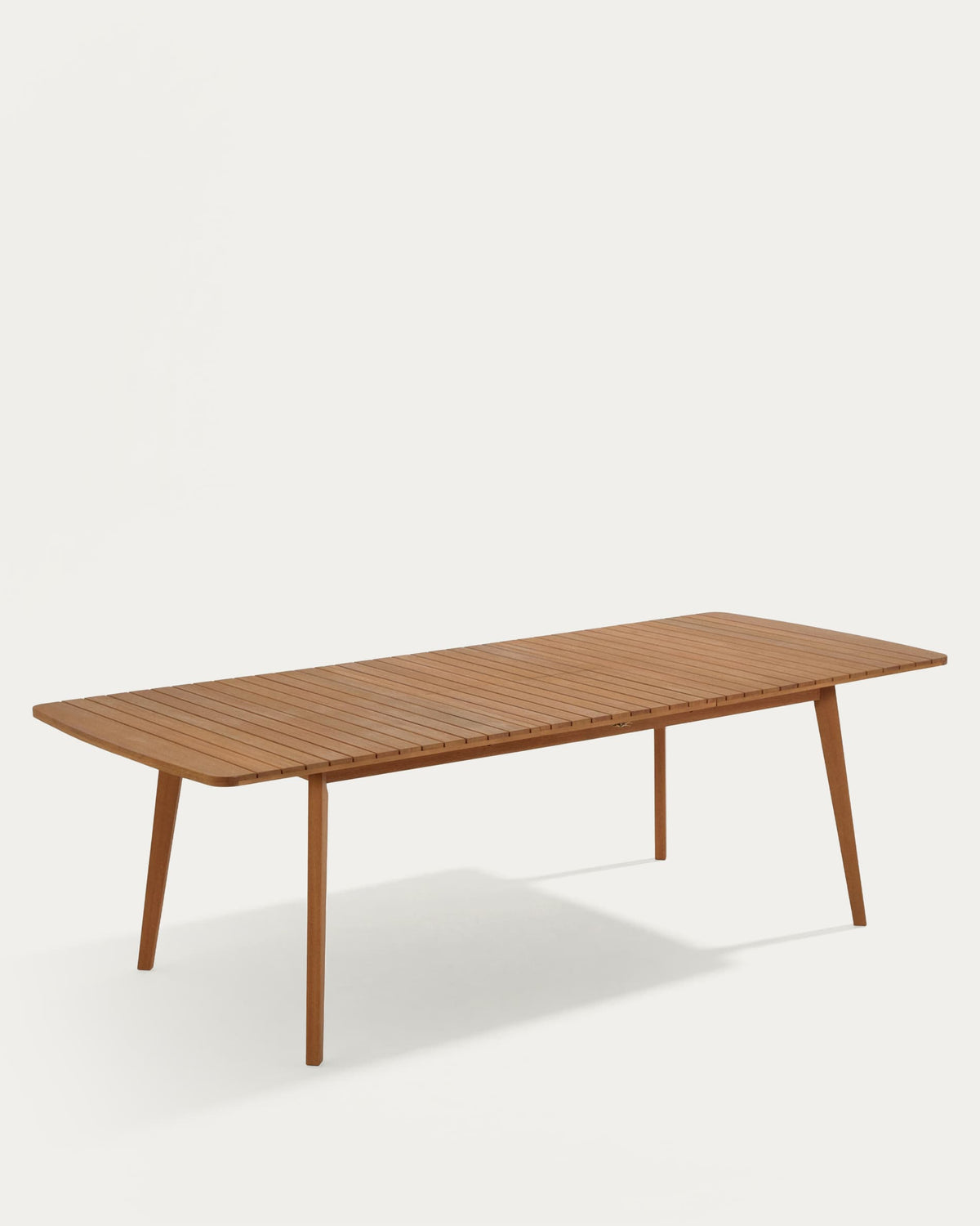 Japandi Ausziehtisch Hanzel – Massivholz, Natur, 183–240 × 100 cm – weitere Ansicht