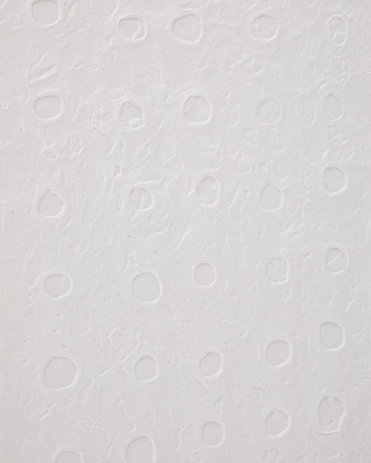 Japandi Wandbild Olvin – Stoff, Weiß, 104 × 124 cm – weitere Ansicht