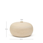 Japandi Vase Nivala – Papier, Weiß, 23 cm – weitere Ansicht