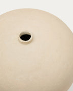 Japandi Vase Nivala – Papier, Weiß, 23 cm – weitere Ansicht