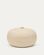 Japandi Vase Nivala – Papier, Weiß, 23 cm – Produktansicht