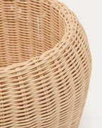 Japandi Vase Zilna – Rattan, Natur, 19 cm – weitere Ansicht