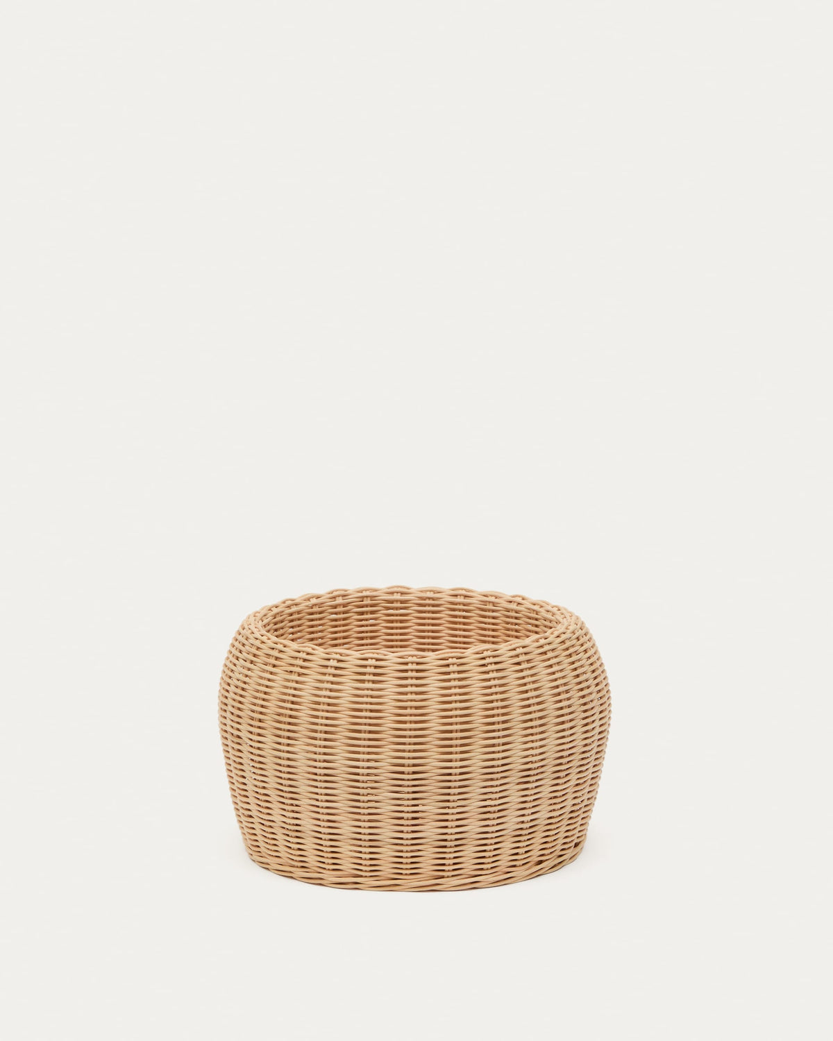 Japandi Vase Zilna – Rattan, Natur, 19 cm – Produktansicht