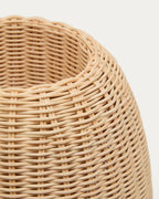 Japandi Vase Zilna – Rattan, Natur, 40 cm – weitere Ansicht