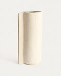 Japandi Vase Mireni – Papier, Beige, 67 cm – Produktansicht