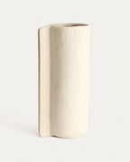 Japandi Vase Mireni – Papier, Beige, 67 cm – Produktansicht