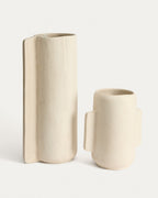 Japandi Vase Mireni – Papier, Beige, 67 cm – weitere Ansicht