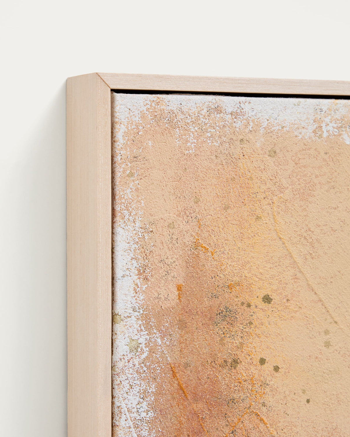 Japandi Wandbild Selnar – Stoff, Gelb, 60 × 90 cm – weitere Ansicht