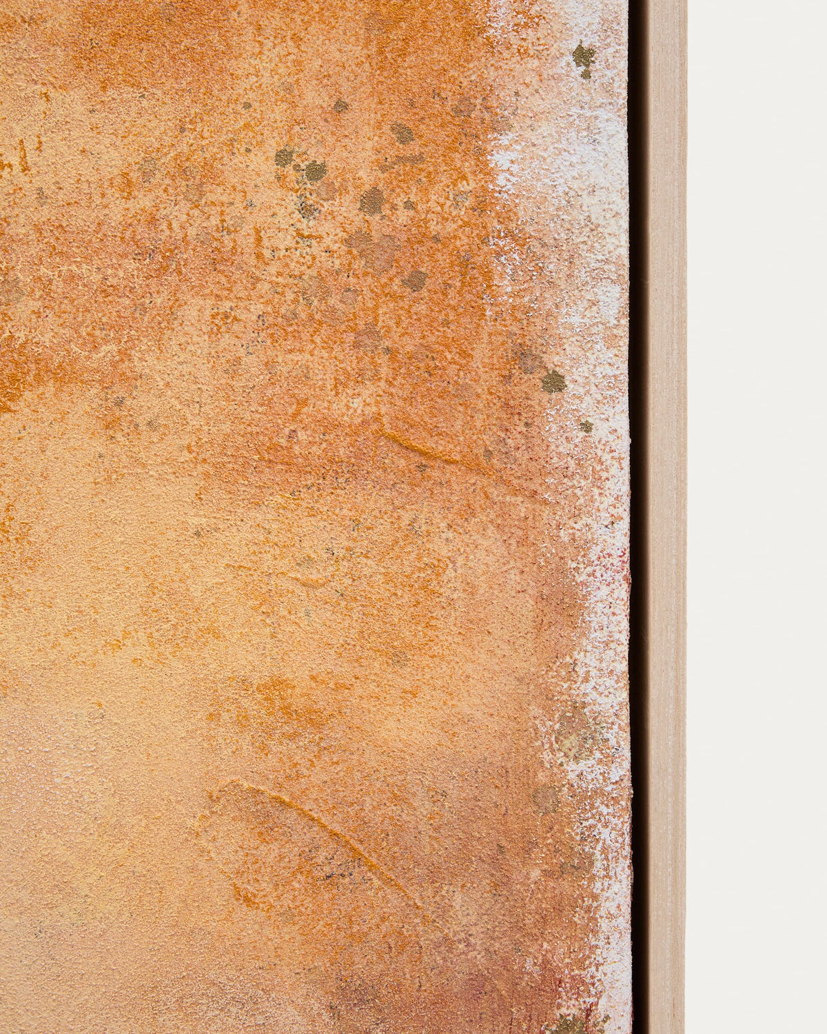 Japandi Wandbild Selnar – Stoff, Gelb, 60 × 90 cm – weitere Ansicht