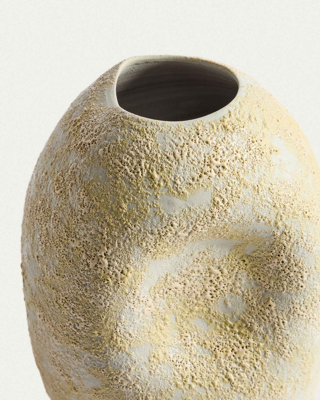 Japandi Vase Medira – Keramik, Ecru, 32,5 cm – weitere Ansicht