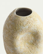 Japandi Vase Medira – Keramik, Ecru, 32,5 cm – weitere Ansicht