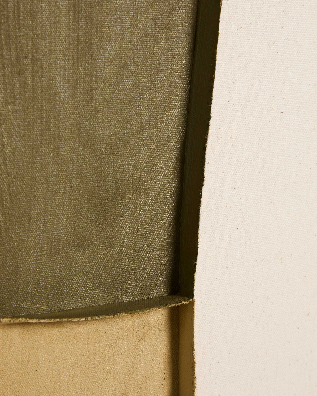 Japandi Wandbild Deravia – Stoff, Beige, 60 × 90 cm – weitere Ansicht