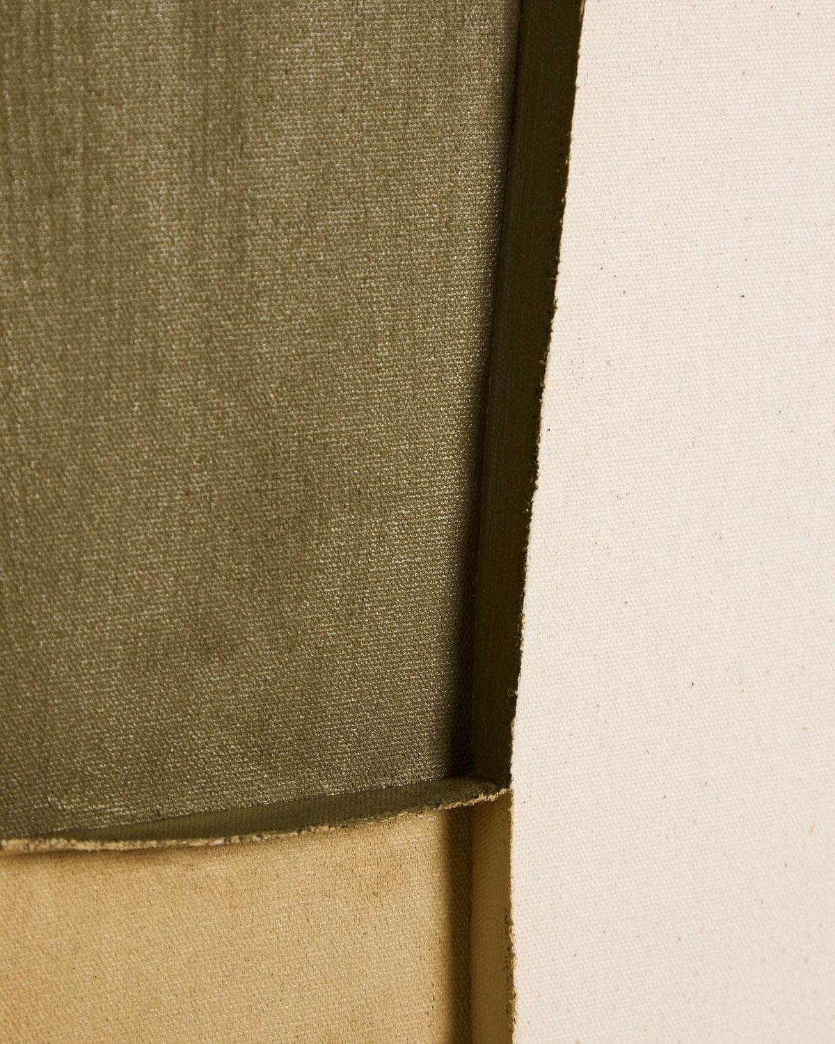 Japandi Wandbild Deravia – Stoff, Beige, 60 × 90 cm – weitere Ansicht