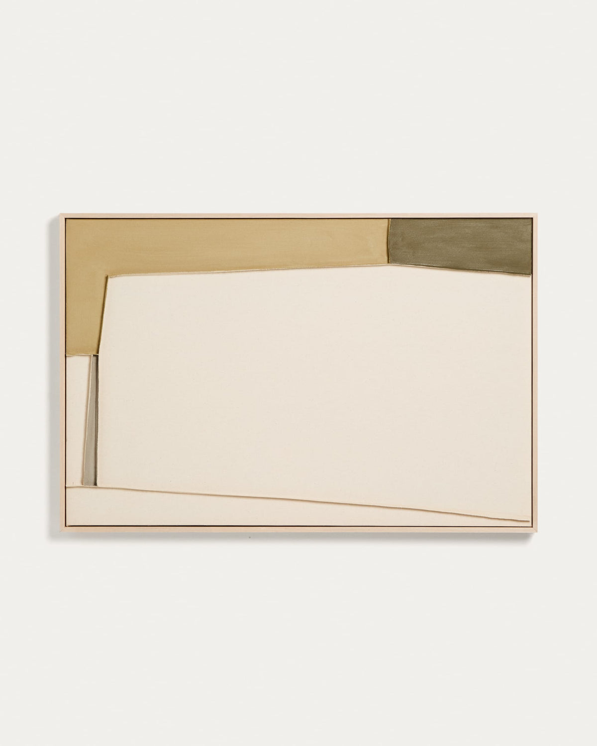 Japandi Wandbild Deravia – Stoff, Beige, 60 × 90 cm – weitere Ansicht
