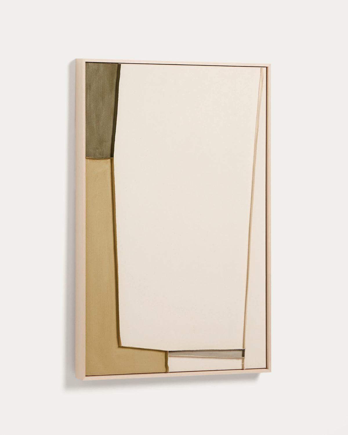 Japandi Wandbild Deravia – Stoff, Beige, 60 × 90 cm – weitere Ansicht