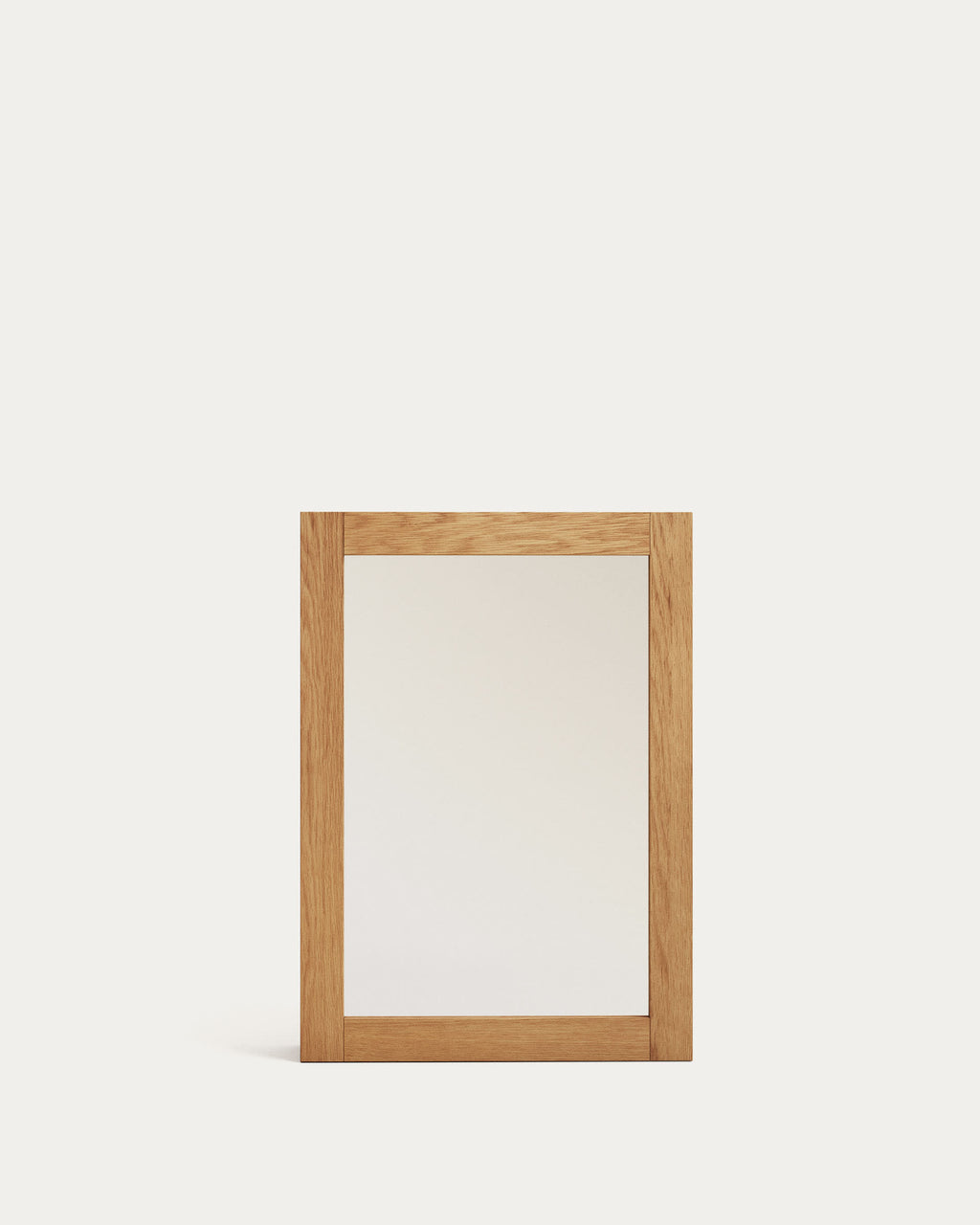 Japandi Spiegel Plubia – Teakholz, Braun, 50 × 70 cm – weitere Ansicht