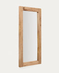 Japandi Spiegel Maden – Massivholz, Natur, 80 × 180 cm – Produktansicht