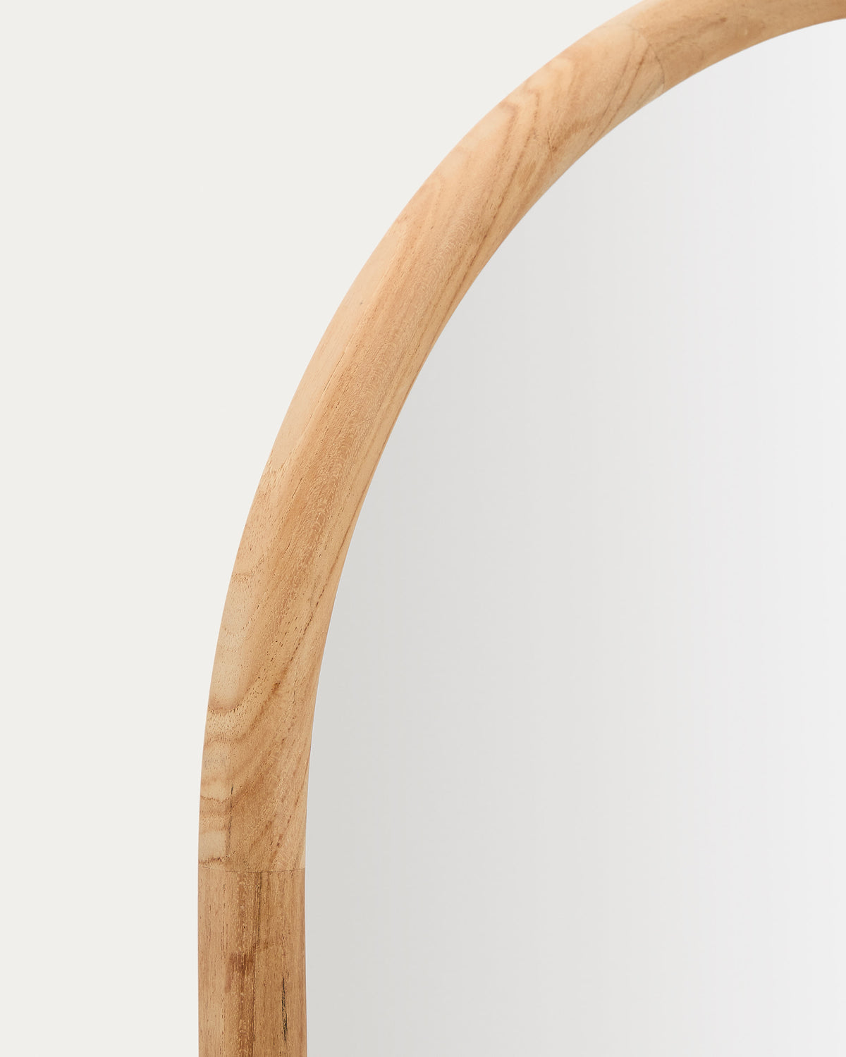Japandi Spiegel Milsa – Glas, Braun, 55 × 155 cm – weitere Ansicht
