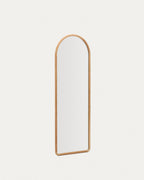 Japandi Spiegel Milsa – Glas, Braun, 55 × 155 cm – Produktansicht