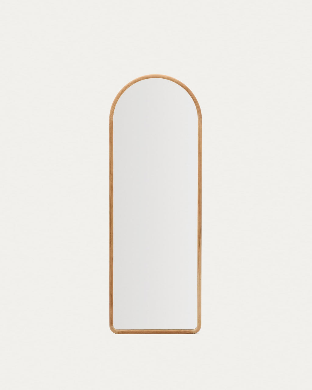 Japandi Spiegel Milsa – Glas, Braun, 55 × 155 cm – weitere Ansicht