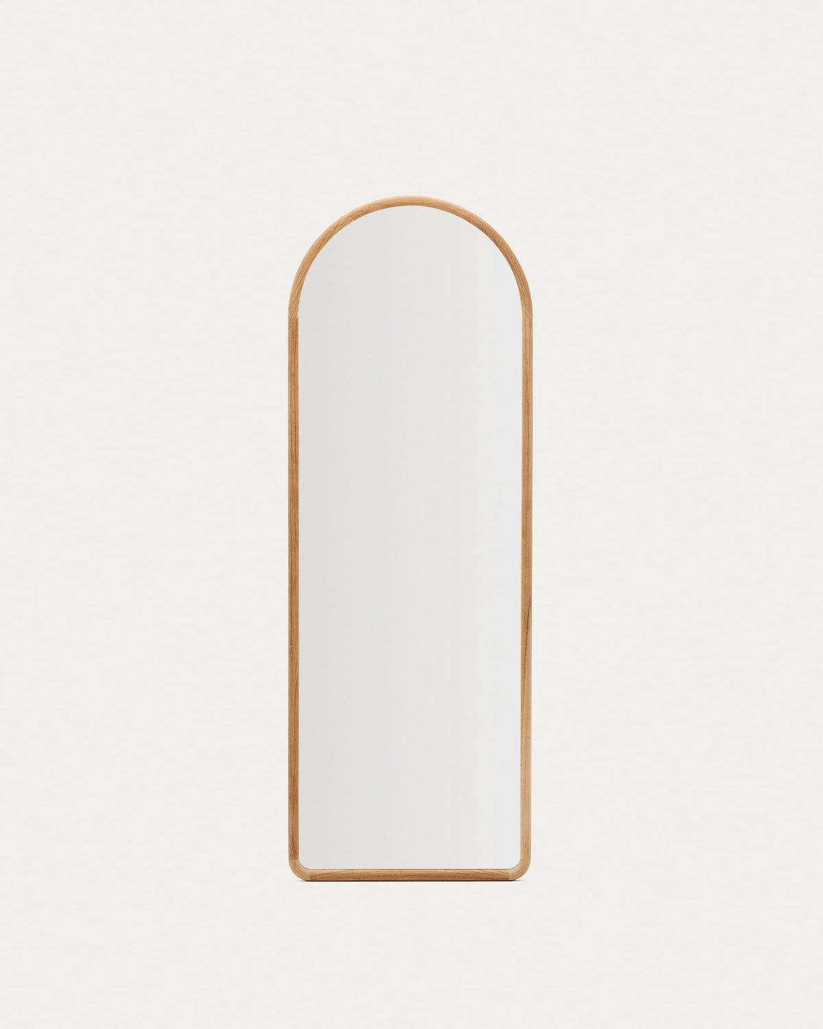 Japandi Spiegel Milsa – Glas, Braun, 55 × 155 cm – weitere Ansicht