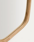 Japandi Spiegel Alura – Glas, Braun, 158 × 61 cm – weitere Ansicht