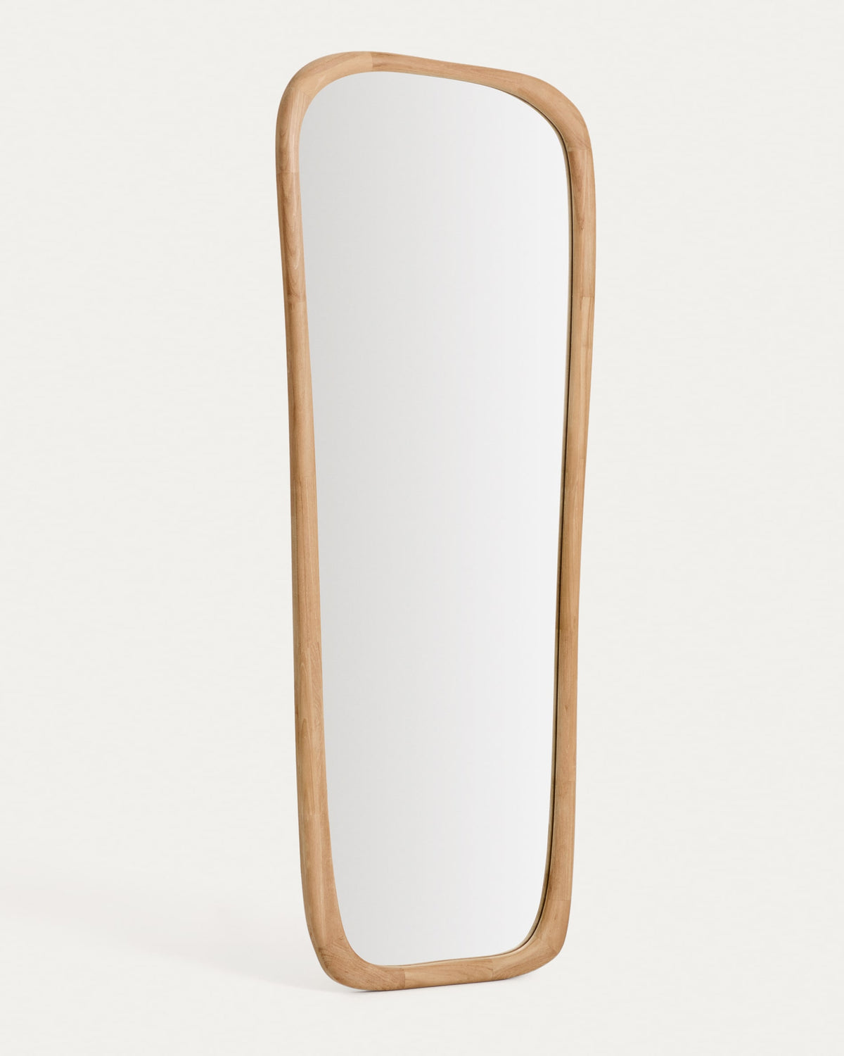 Japandi Spiegel Alura – Glas, Braun, 158 × 61 cm – weitere Ansicht