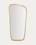 Japandi Spiegel Alura – Glas, Braun, 94,6 × 192,1 cm – Produktansicht