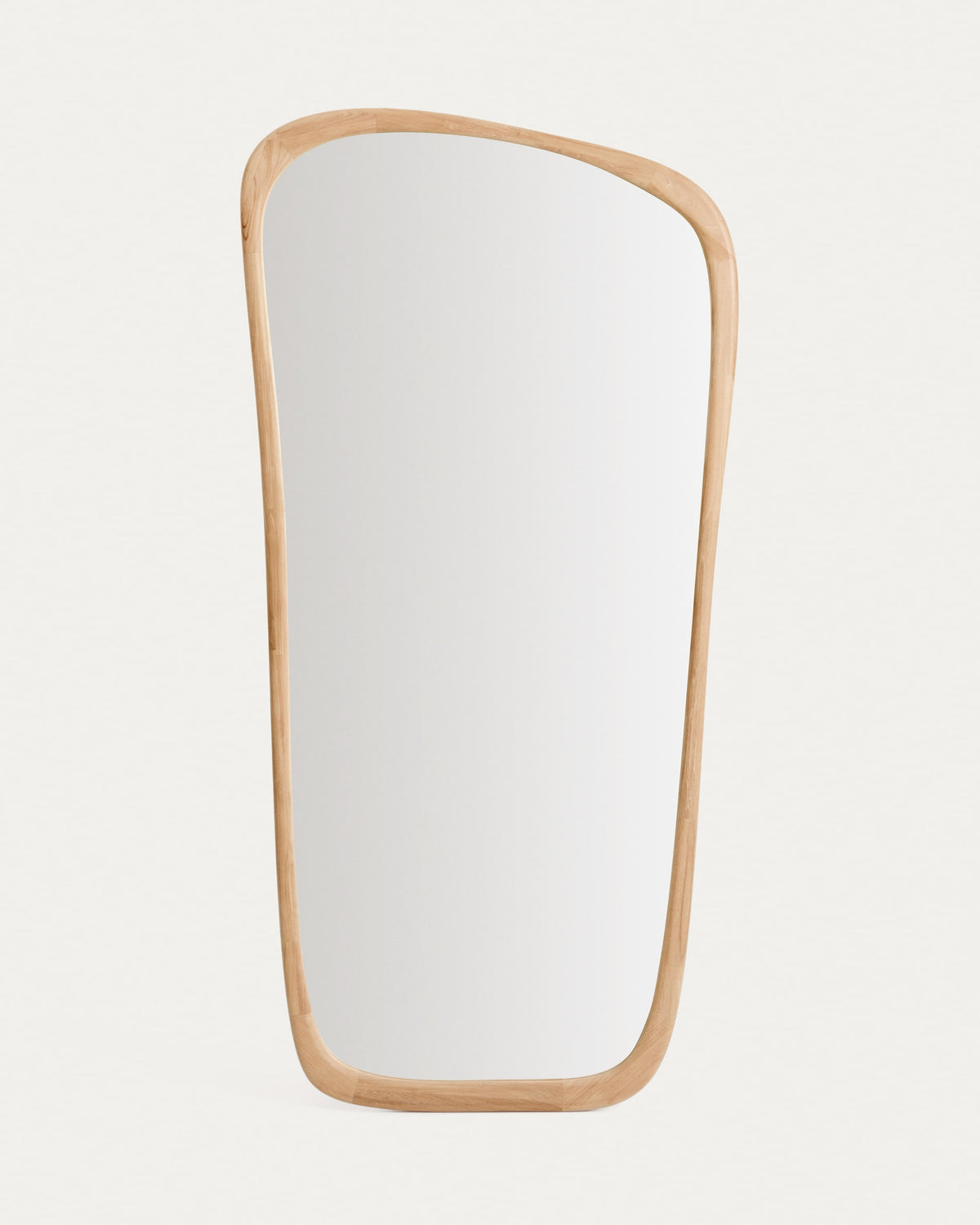 Japandi Spiegel Alura – Glas, Braun, 94,6 × 192,1 cm – Produktansicht