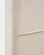 Japandi Wandbild Maha – Holzwerkstoff, Weiß, 110 × 220 cm – weitere Ansicht