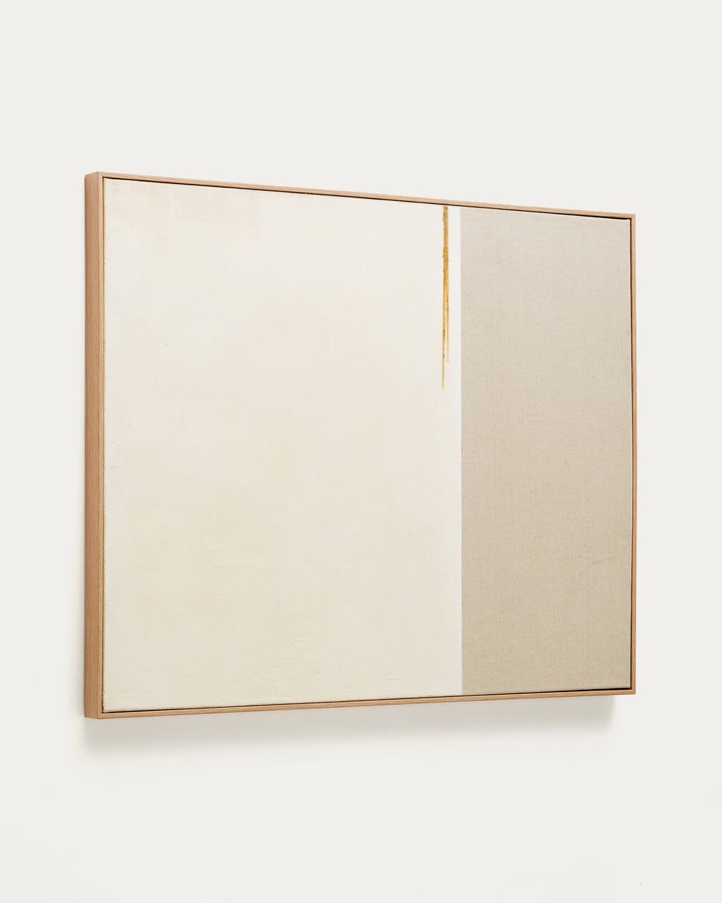 Japandi Wandbild Salin – Leinen, Beige, 80 × 100 cm – weitere Ansicht