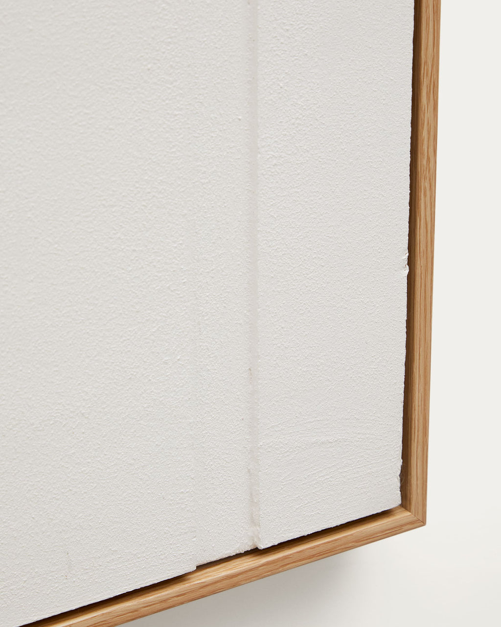 Japandi Wandbild Sefri – Stoff, Weiß, 60 × 90 cm – weitere Ansicht