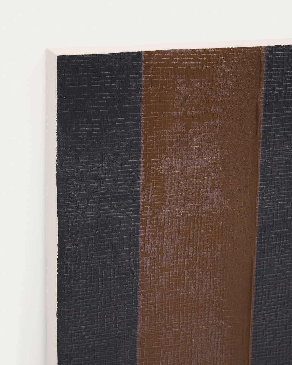 Japandi Wandbild Tonol – Stoff, Braun, 100 × 80 cm – weitere Ansicht